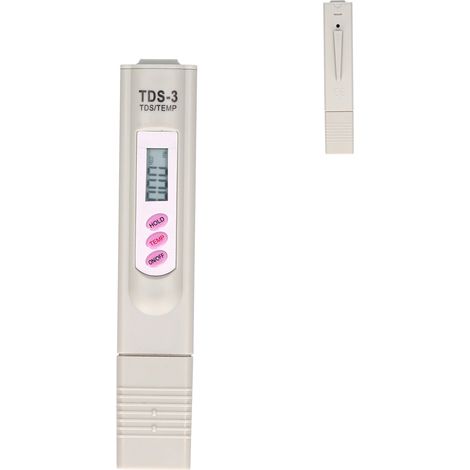 Digitaler TDS-Wassertester, tragbarer Wasserqualitätsmessgerät-Stift, misst 0–9990 ppm, zuverlässige Genauigkeit für Aquarium und Schwimmbad (1/5)
