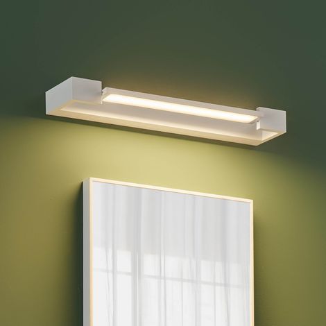 Lange weiße LED-Wandleuchte mit 350° schwenkbarer Stange - Orlène