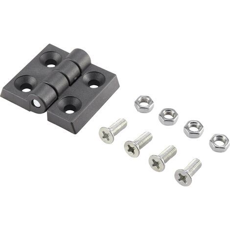 Basetech Kunststoff-Scharnier 53x44x8mm 53 mm 1 St. (1/2)