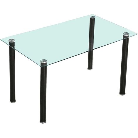 Mesa de comedor Yuri Negro (ancho) x 75cm (alto) (1/4)
