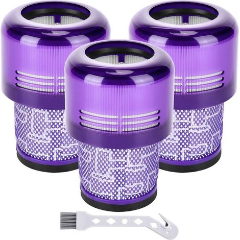 Ersatzfilter – 3er-Pack für Dyson V11 Absolute Extra Pro Animal Torque Drive V15 Detect Staubsauger