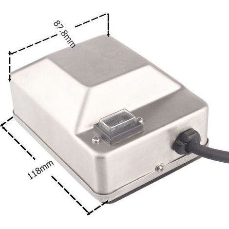 Moteur en acier inoxydable pour broche rôtissoire, tournebroche, etc. 2 tr/mim 50 Hz 4 W (1/4)