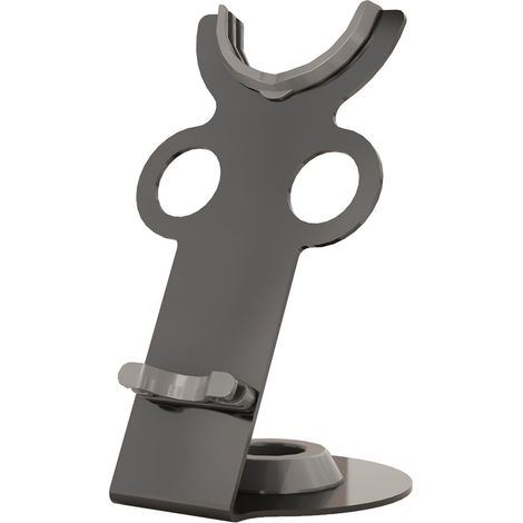 Soporte para secador de pelo, aleación de aluminio, acero dulce, magnético, baño (1/5)