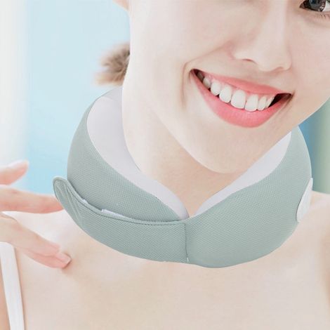 Kabelloses Nackenmassagegerät mit hochelastischem Memory-Schaum und Wärmefunktion tragbares Rückenmassagegerät lindert Schmerzen im tiefen Gewebe ein tolles Geschenk für Freunde und Familie umweltfreu (1/5)