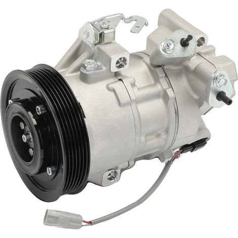 Compressore per climatizzatore, struttura in acciaio, 10 x 5 x 5 pollici, compatibile con auto compatte da 1,4 litri (2005-2008), elevata capacità di raffreddamento, non certificato. (1/5)