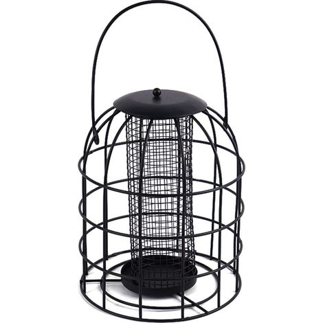 Distributeur de Nourriture pour Oiseaux en Métal - Colonne de Nourrissage Suspendue (1/5)