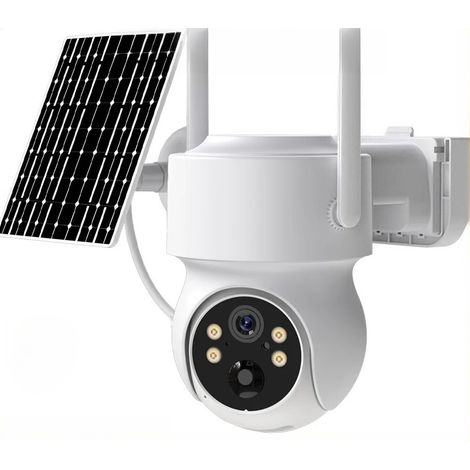 1080P Add 32G Batterie intégrée WiFi PTZ caméra IP solaire sans fil extérieure caméra de Surveillance vidéo HD longue durée de veille iCSee (1/5)