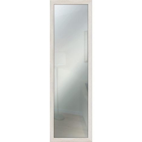 Lupia - Specchio da parete MIRROR SHABBY CHIC 38x121 cm colore Beige Avorio, specchiera per camera da letto, soggiorno, ingresso, verticale o orizzontale (1/5)