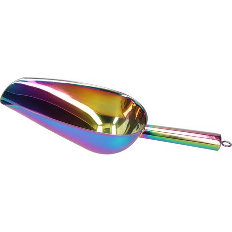 Pelle à glace en acier inoxydable, pelle à farine, ustensiles de cuisine, accessoires pour la maison, colorée n° 3 (1/5)