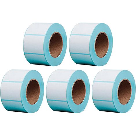 Étiquettes thermiques imperméables, résistantes à l'huile et aux rayures, auto-adhésives et sans résidus, pour la gestion d'entrepôt et le suivi des stocks. (1/5)