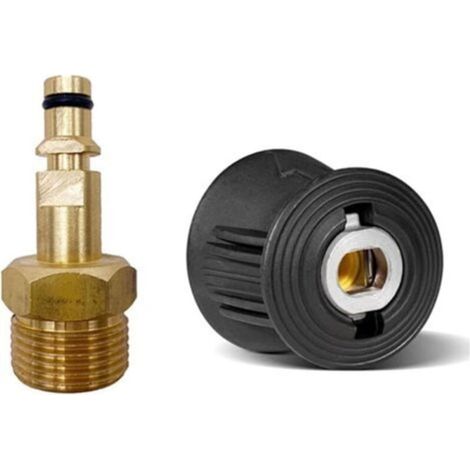 Nettoyeur Haute Pression Adaptateur De Connexions Rapides Pistolets À Eau en Métal Outil D'extension Tuyau Connecteur Buse Tuyau Fournitures Adaptateur