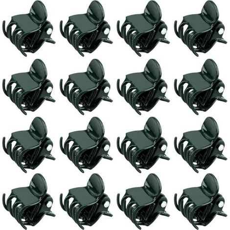 100 Pflanzenstützen, Pflanzenclips für Kletterpflanzen, Orchideenclips, Gartenstabclips, Kunststoff-Pflanzen- und Blumenbinder (1/4)