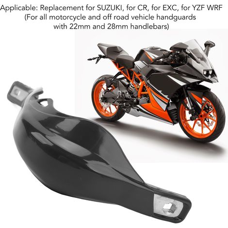 Protezioni per mani da moto, 2 pezzi con sistema di fissaggio 22mm/28mm in ABS e metallo - Resistenza al vento e sicurezza (1/5)