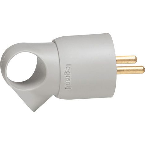 Legrand Spina maschio elettrica 2P+T Grigio 16A IP55