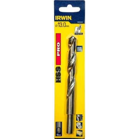 Irwin HSS DIN-338 Metallbohrer 13,0 mm Hinterschnitt / 1 Stück. (1/2)
