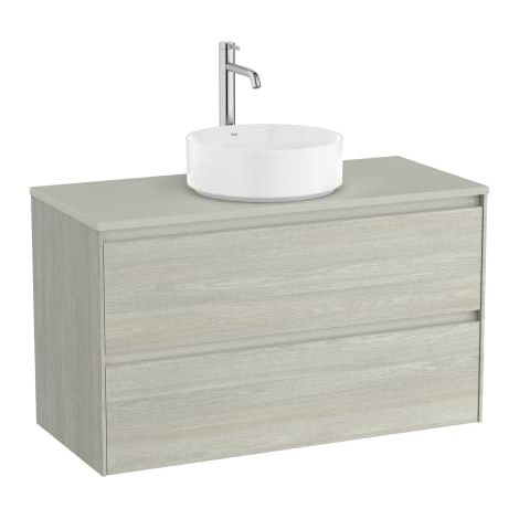 MUEBLE PARA LAVABO SOBRE ENCIMERA 1000X460 ONA 2 CAJONES ROBLE CLARO