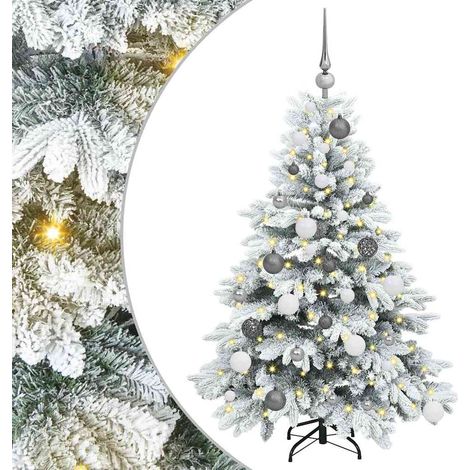 Árbol de Navidad artificial con 150 LED 120 cm PE y PVC vidaXL (1/5)