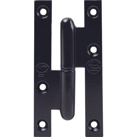 Paumelle renforcée roulée droite - 110 x 55 mm - Clemenson