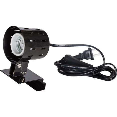 Douille pour terrarium pour ampoule chauffante jusqu'à 150 W, câble de 130 cm repti-ZOO (1/5)
