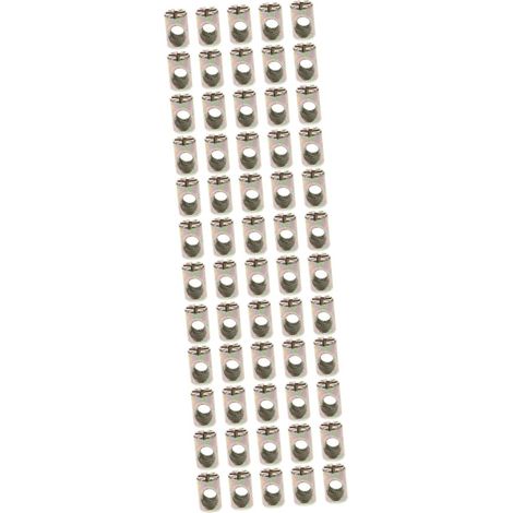 60 écrous cylindriques, pour meubles, à barillet, cylindriques (1/5)