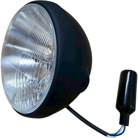 FARO/LÁMPARA UNIVERSAL COMPLETO EMGO 2025/02 NEGRO (DIÁMETRO DE INSERCIÓN 7" / 17,80 CM) (HOMOLACIÓN E-MARK)
