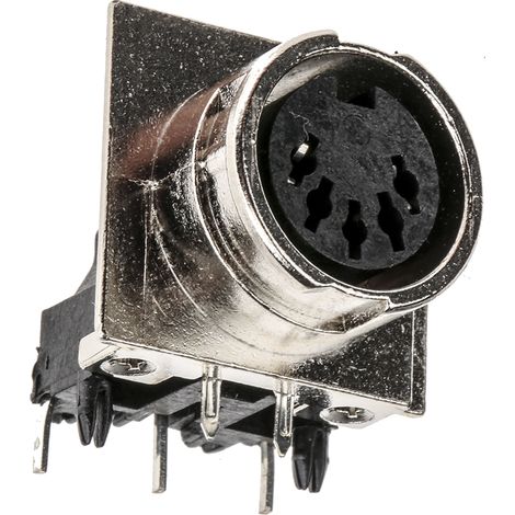 Connecteur DIN RS PRO, 3 contacts, Femelle, Traversant, A souder ( Prix pour 1 ) (1/3)