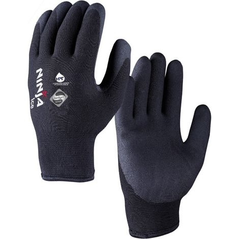 Gants de protection froid Ninja Ice enduit HPT noir T10 NI00 - SINGER - NI00-T10