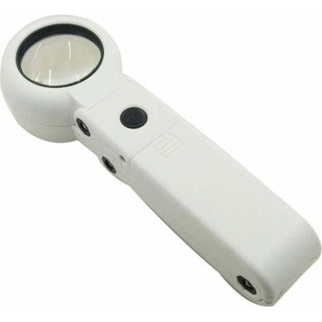 VURAHOME - Loupe De Lecture Loupe Loupe De Poche 11X Illuminée Avec Loupes De Bureau Avec 6 Lumières Del Et Poignée Pliable (1/5)