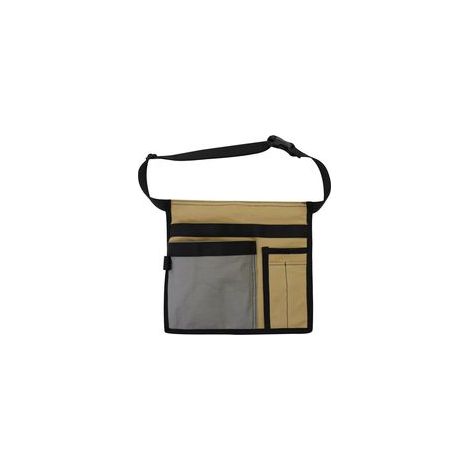Pochette de Ceinture à Outils en Toile 12OZ, Tablier Multifonctionnel avec Clip Réglable pour Atelier et Menuiserie (1/4)