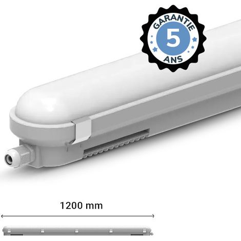 RHONE ETANCHE LED INT 1250X80MM 19-30W 6000K IP65 IK10 TRA 5ANS MIIDEX LIGHTING 101089 (1/2)