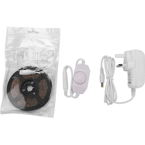 Barre de LED SMD240 13ft pour miroir de maquillage, kit lumière flexible avec prise UK, lampe de vanité éclairage à bande (1/5)