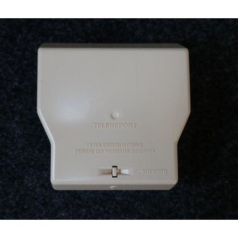 Barrette de connexion autodédunante 4 directions bus de téléreport installation sur mur ou panneau (EDF 44 49 075) MICHAUD P287 (1/5)