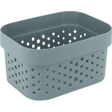 Zest 7house Rechteckiger, niedriger Aufbewahrungskorb 1,2 Liter