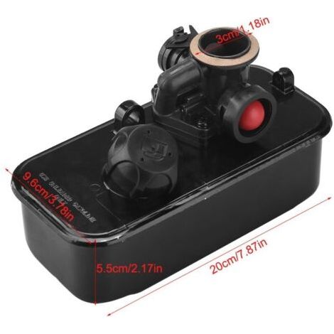Pair - SJLERST Carburateur Rservoir de Gaz Tondeuse  Gazon et Remplacement de l'Assemble pour 498809 498809A 494406 (1/3)