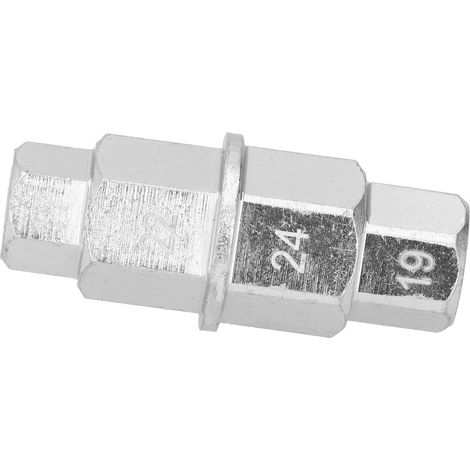 Sechskant-Achsenabzieher für Motorräder zum Ausbau von Vorder- und Hinterrad, 17/19/22/24 mm, silbergrau (1/5)