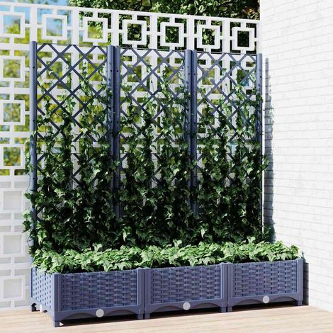 Giardino Blu Grigio 120 x 40 x 121,5 cm vidaXL (1/5)