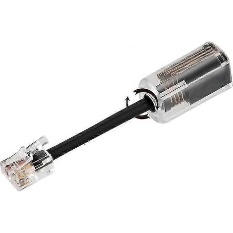 Cordon téléphonique anti-nœuds, câble pivotant à 360° pour ligne fixe P2021122417 (1/5)