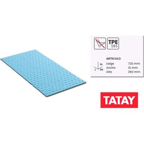 TATAY BADEMATTE 72 X 36 DIAMOND SBS/BLAU 5513100