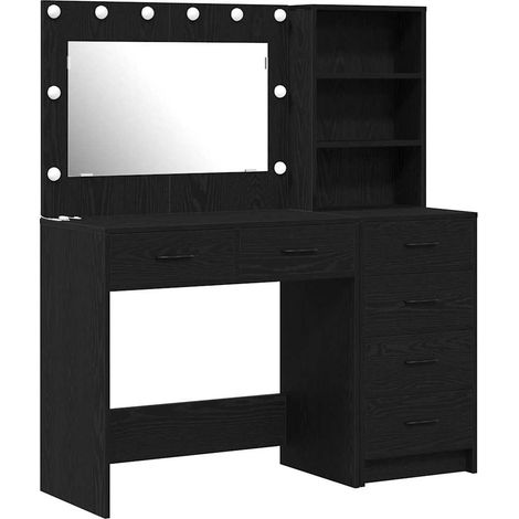Maison Exclusive - Tavolo da Trucco Nero 78.5 x 41 x 135 cm Legno multistrato