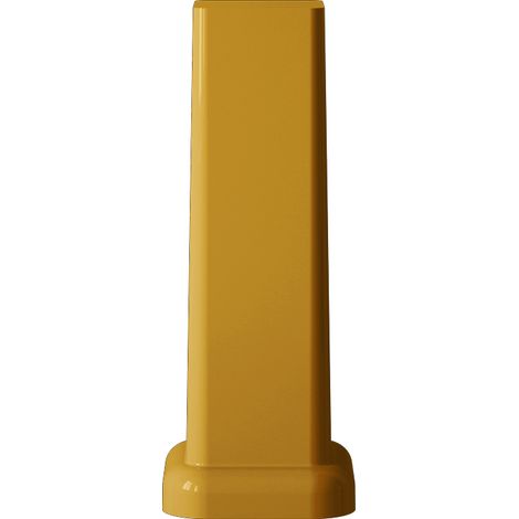 Columna para lavabo de estilo retro - True Colors Lite - Amarillo mostaza brillante (1/4)