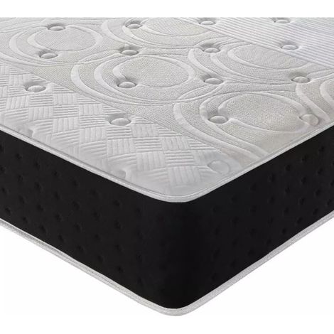 Iztoss – Matelas mémoire de forme 180x200cm – Épaisseur 15 cm – 7 zones de confort – Mousse haute densité respirante – Soutien ergonomique