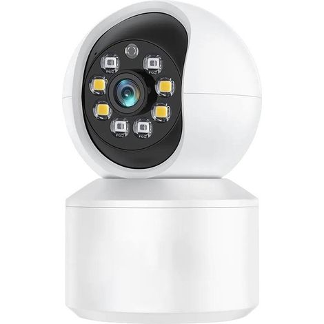 WiFi-Innenraumüberwachungskamera – 360°-Innenraumkamera, intelligente KI-Erkennung, intelligente Überwachung für Babys/Hunde/Chats/Tiere (1/5)