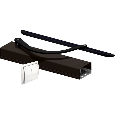 Slid'Up MW100 Elektrischer Fensterladen schwarz für 1 Flügel, bis 80 cm Breite (1/3)