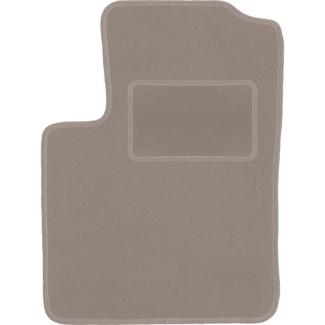 Alfombrilla de terciopelo para el conductor para: Lancia Ypsilon III hatchback (2011-) beige