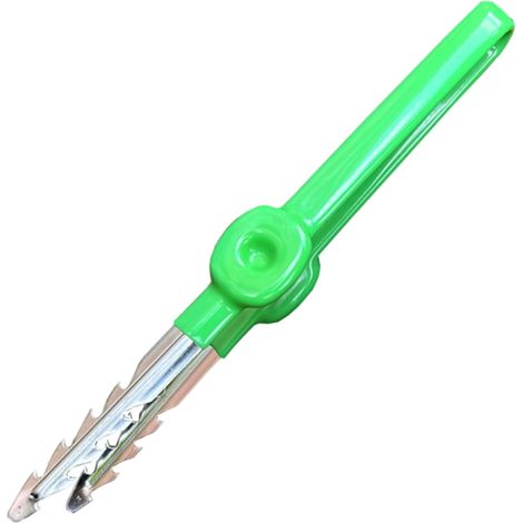 Pinzas de acero inoxidable de 19 cm, serradas, con mango antideslizante, herramientas de jardinería profesionales portátiles para plantar semillas, arrancar malas hierbas y (1/5)