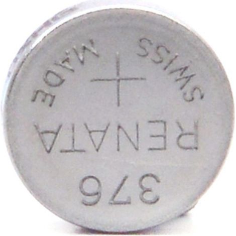 Renata / Swatch Group - Pile bouton oxyde argent 376 RENATA 1.55V 27mAh (1/4)