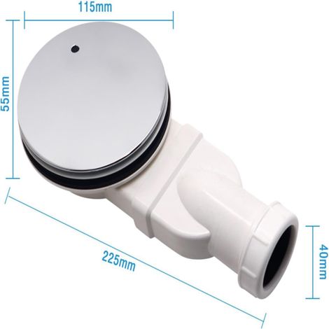 Bonde de sol plate en plastique anti-odeurs, style européen et américain, pour salle de douche, bonde de lavabo en ABS (1/4)
