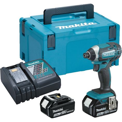 Makita DTD152RTJ 18v Lithium Ion Impact Driver + 2 x 5.0ah Batteries + Charger