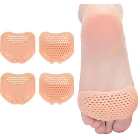 4 coussinets métatarsiens gel silicone, pieds (1/5)