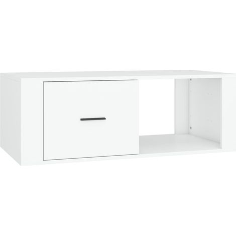 Maison Exclusive - Couchtisch Weiß 100x50,5x35 cm Holzwerkstoff